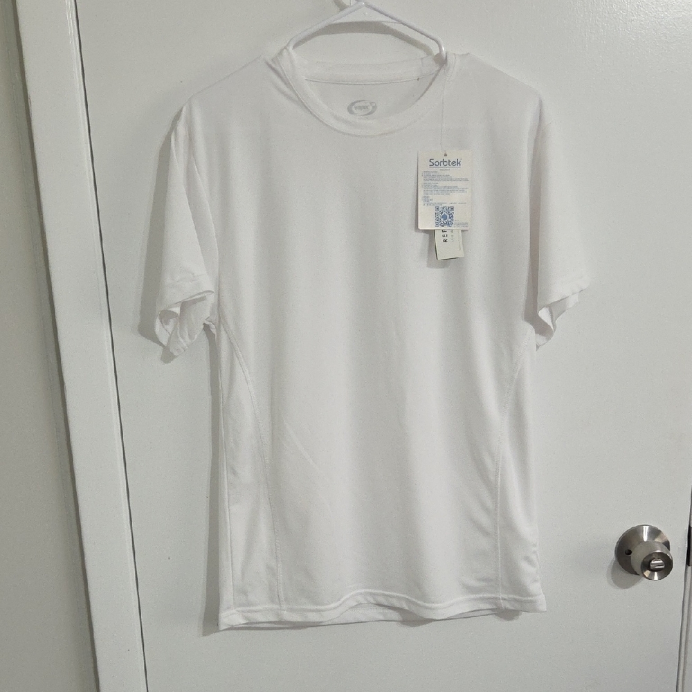 White Men's Short Sleeve Tee